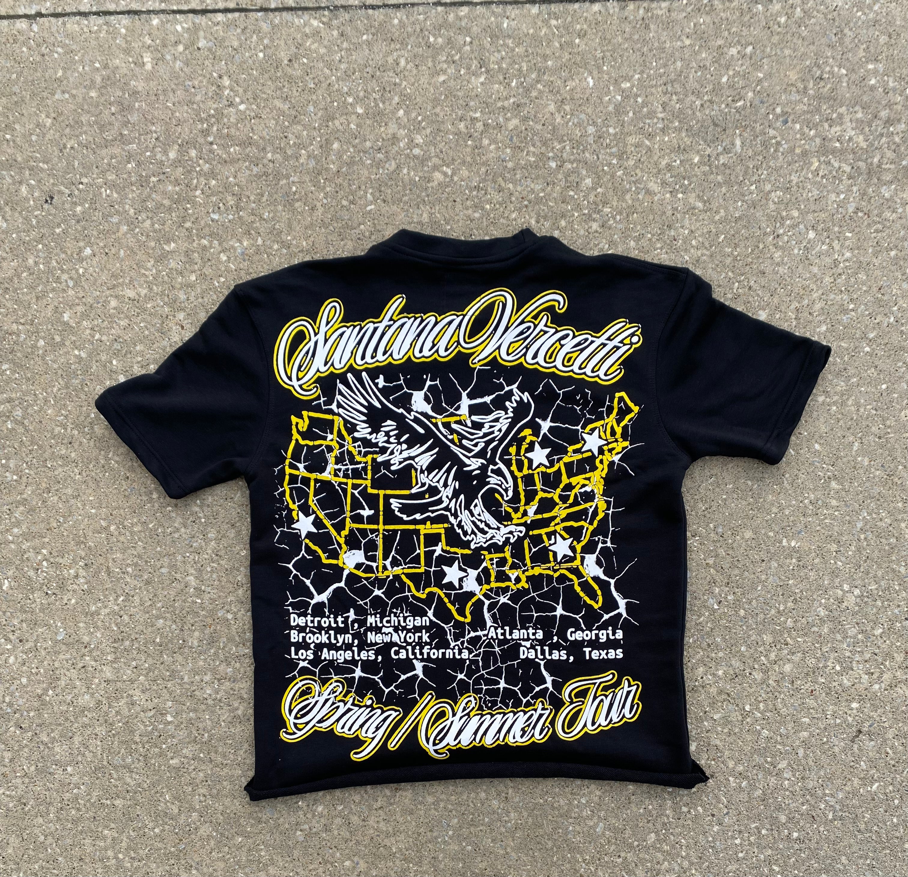 "SS23" TOUR SHIRT - YELLOW